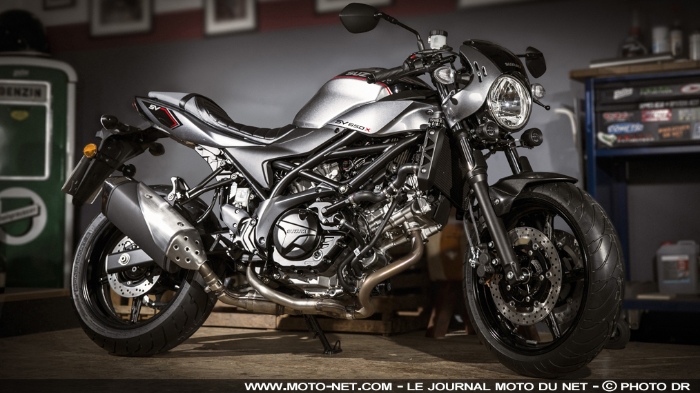 Suzuki SV650X 2018 : présentation du petit Café Racer