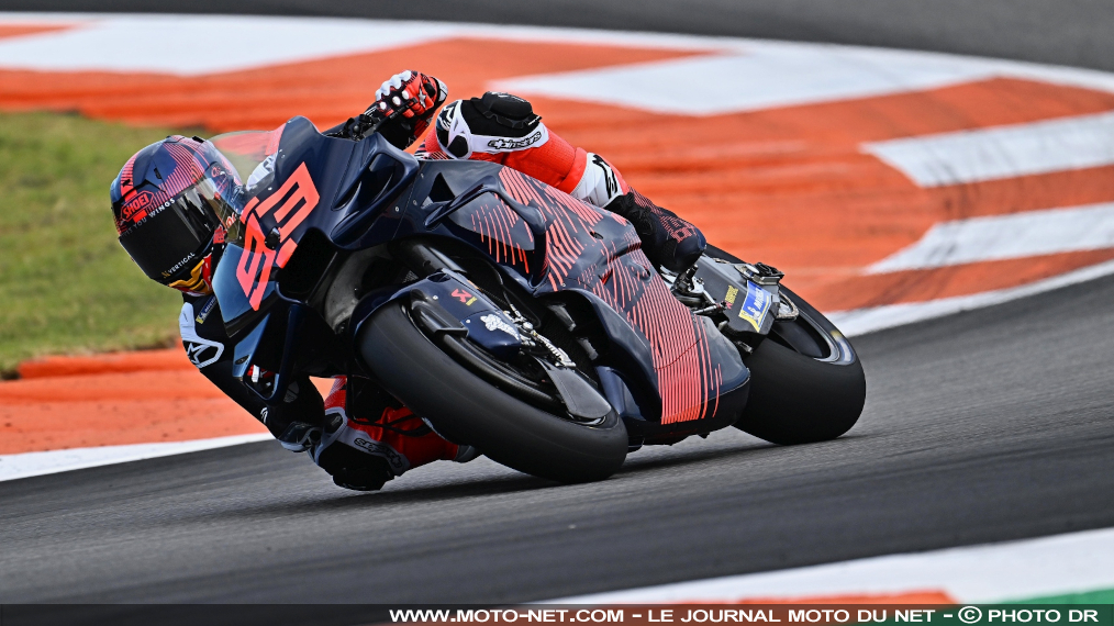 Marc Marquez au pied du podium pour son premier test Ducati 