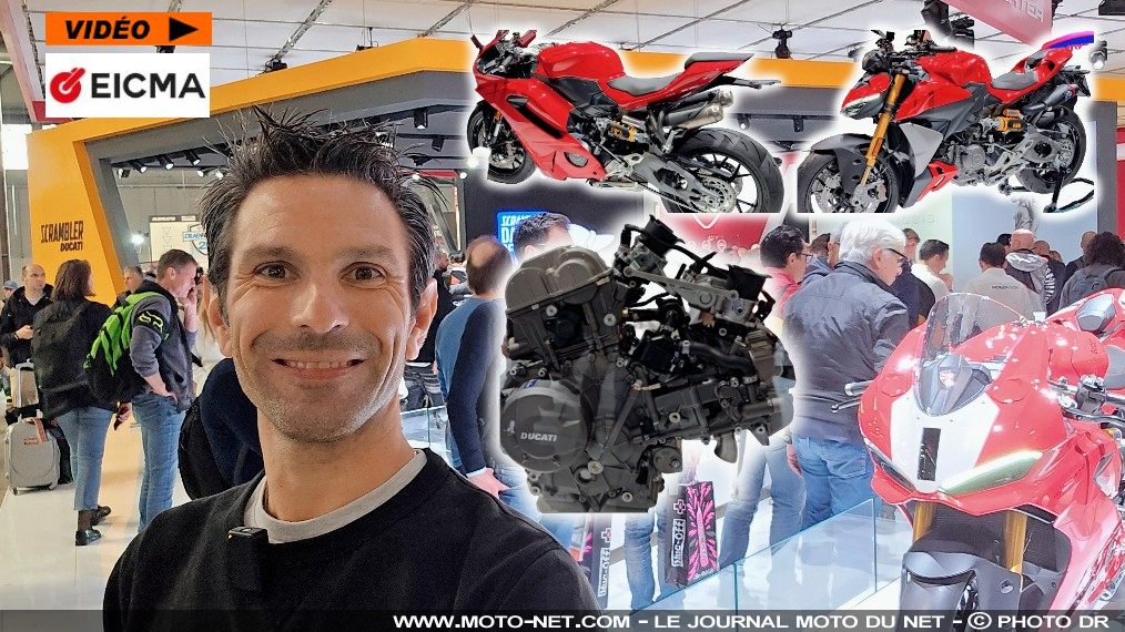 Découverte vidéo des nouveautés 2025 Ducati à l'EICMA de Milan