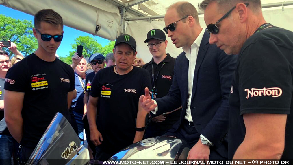 Prince William au TT 2018 : le duc de Cambridge est branché moto