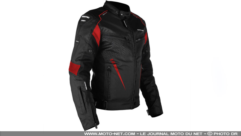 V'Quattro met un gant dans les vêtements moto avec le blouson SP 51