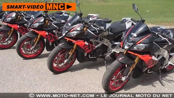 Aprilia Tuono Factory 2019 : smart-vidéo en direct de notre essai
