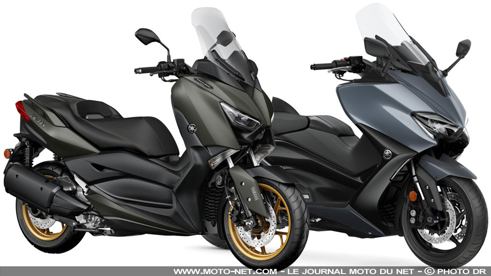 Scooters Yamaha 2021 : nouveau Xmax 125, Xmax 300 Euro5 et Tmax Tech Max
